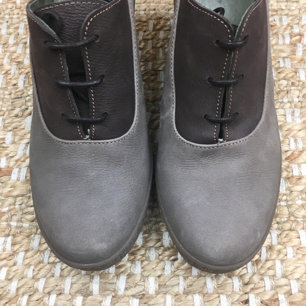El Naturalista Leather Oxford Lace-up Booties - Picture 5 of 16